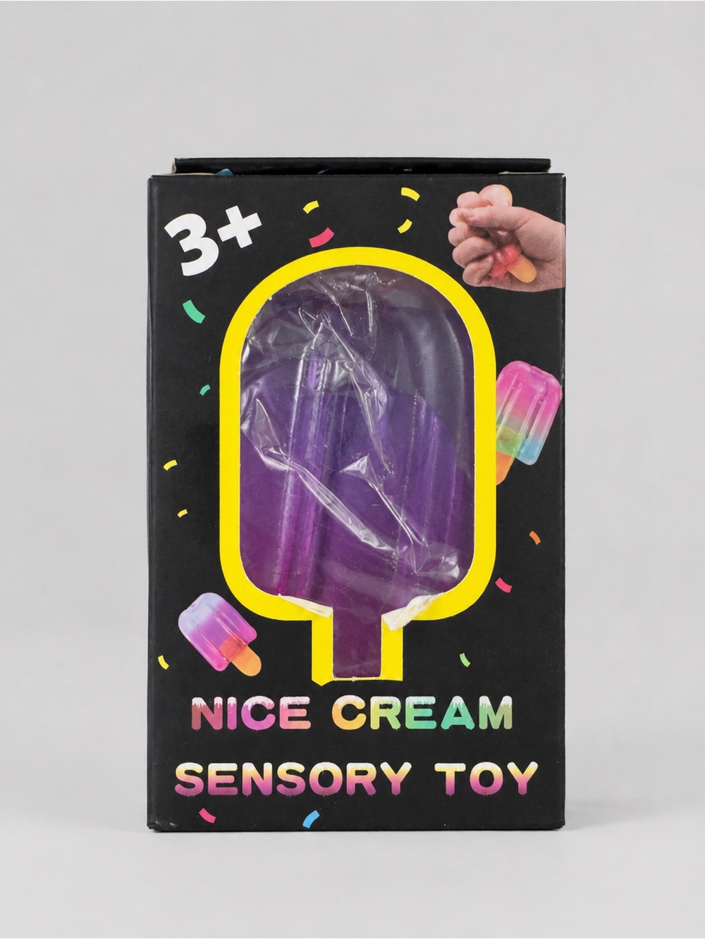 Purple Popsicle Sensory Toy Squishy – Slow Rise Fidget Stress Relief Toy – Ages